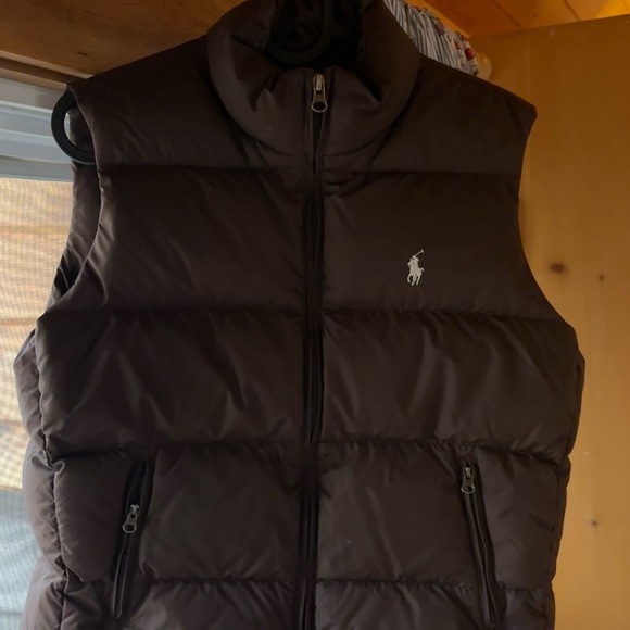 Brown Ralph Lauren down vest - Picture 2 of 2